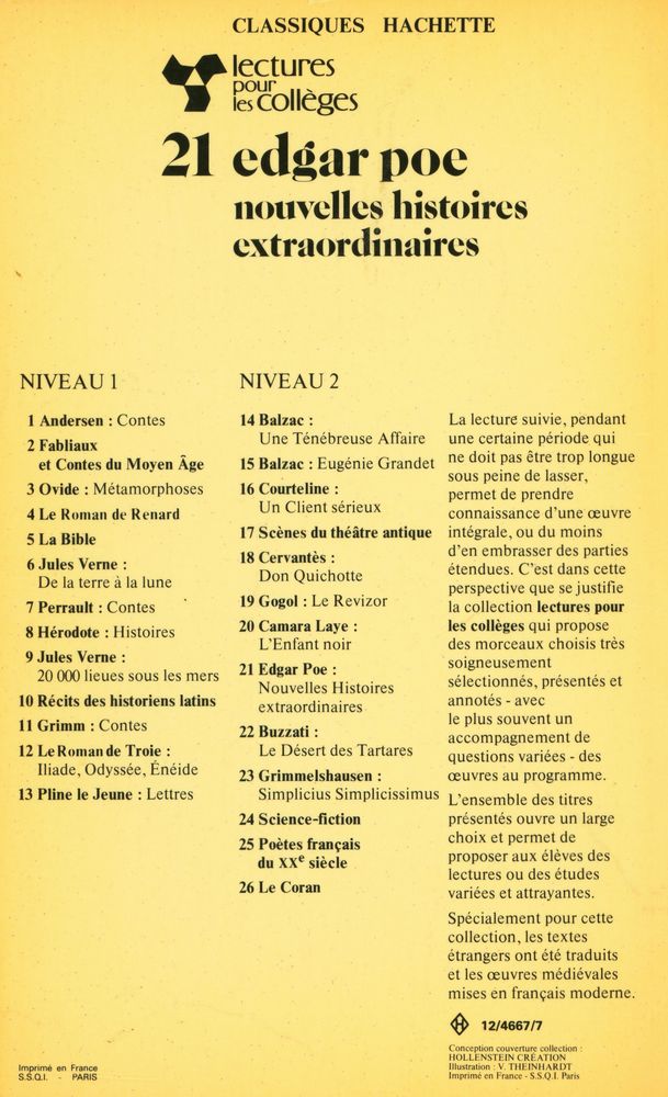 『edgar poe nouvelles histoires extraordinaires』 3