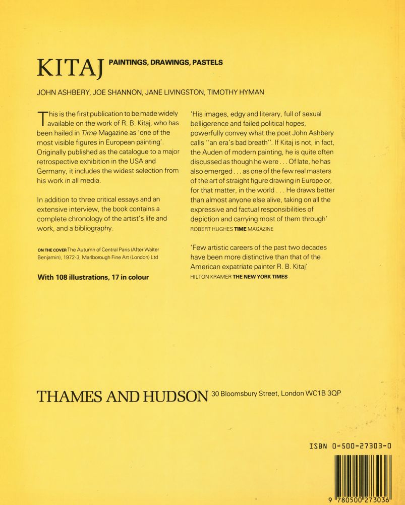 『KITAJ : Paintings, Drawings, Pastels』 3