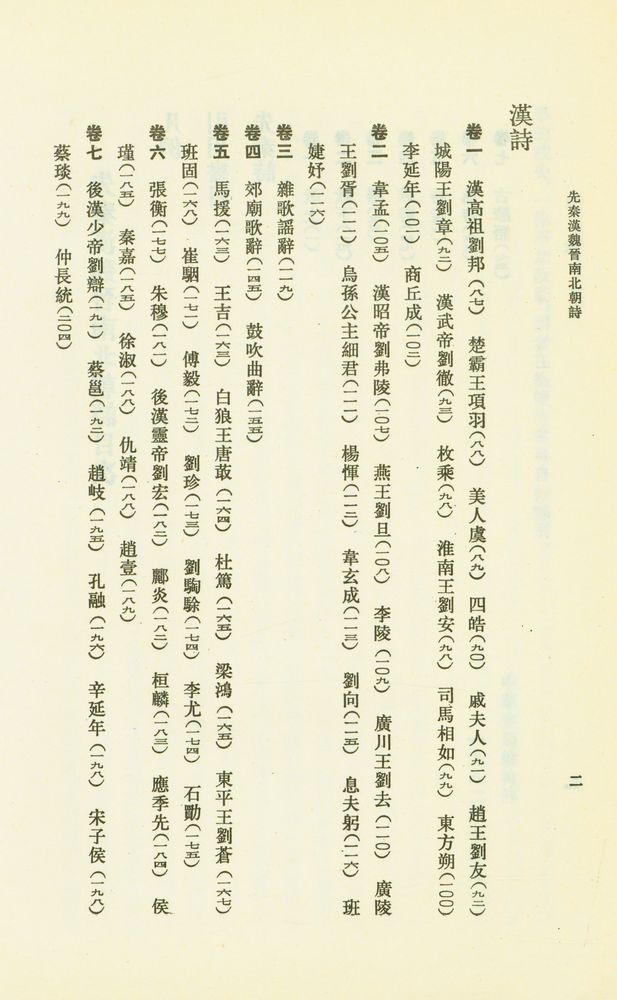 『先秦漢魏晋南北朝詩 上』 3