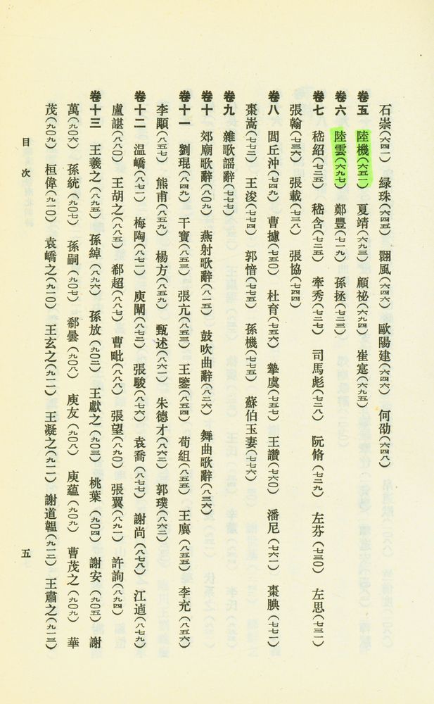 『先秦漢魏晋南北朝詩 上』 6