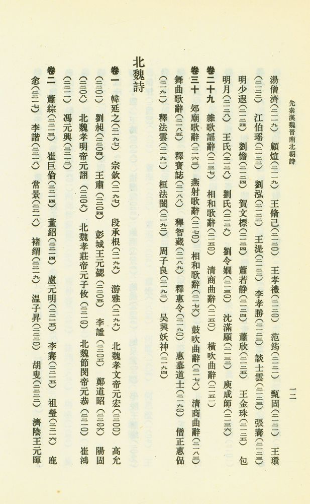 『先秦漢魏晋南北朝詩 上』