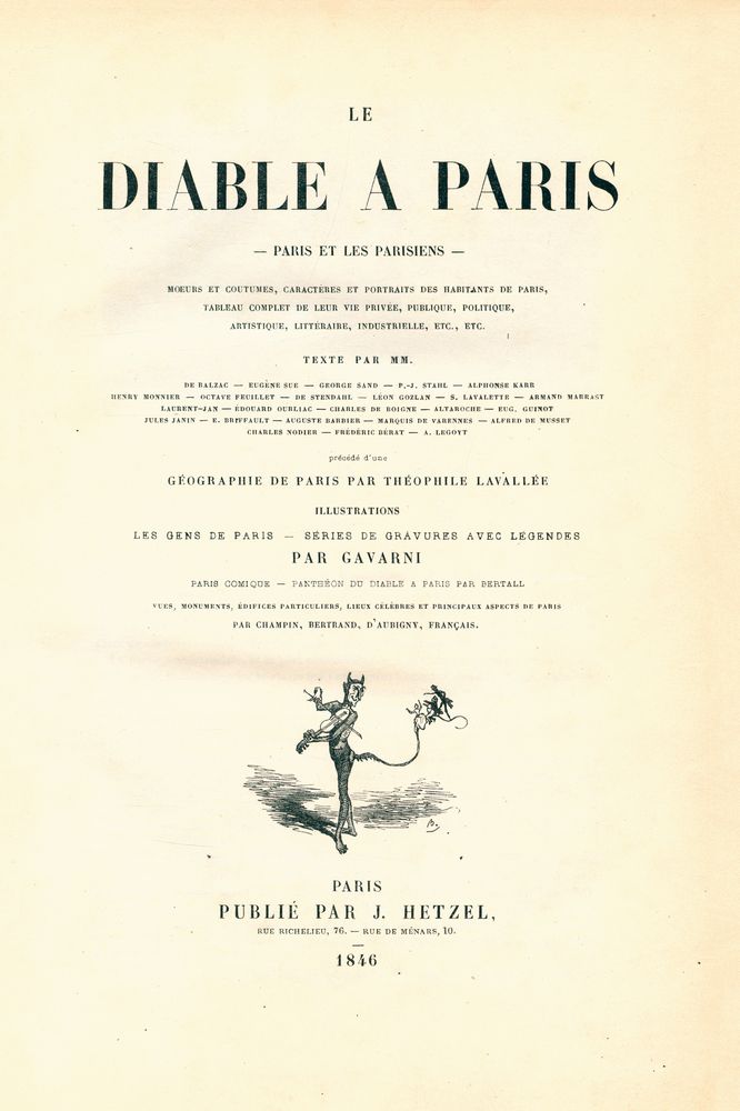 『LE DIABLE A PARIS : PARIS ET LES PARISIENS』 1