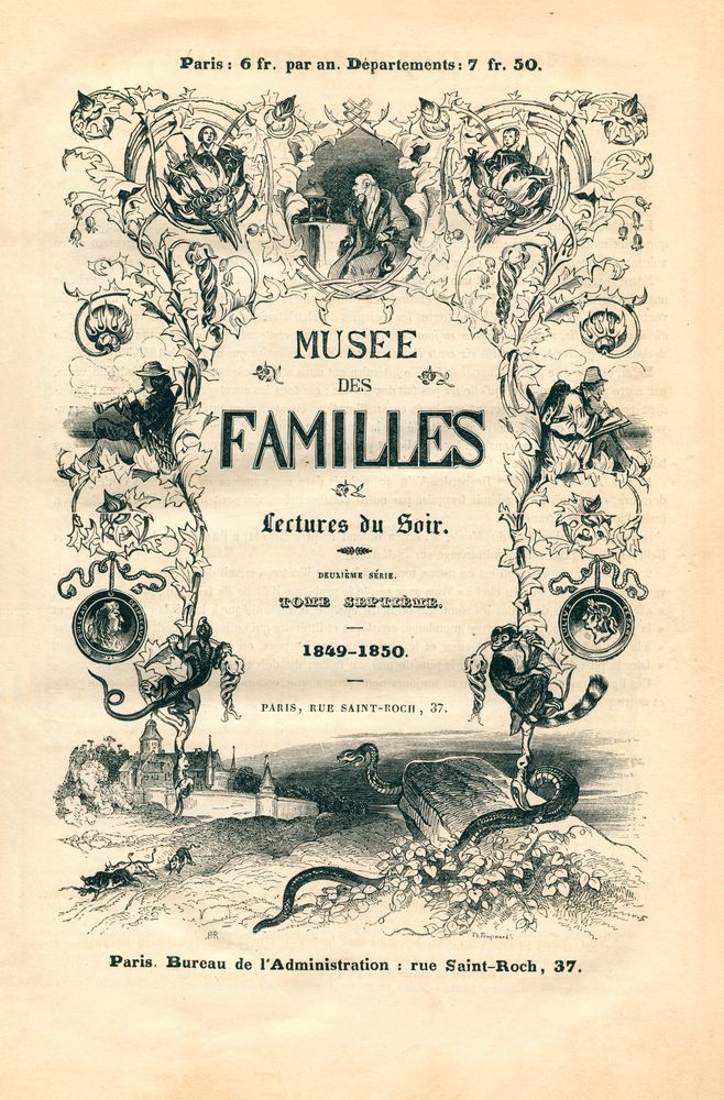『MUSÉE DES FAMILLES』 TOME SEPTIÈME, 1849 - 1850  1