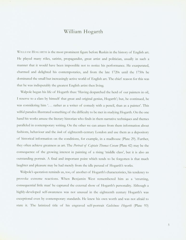 『HOGARTH』 2