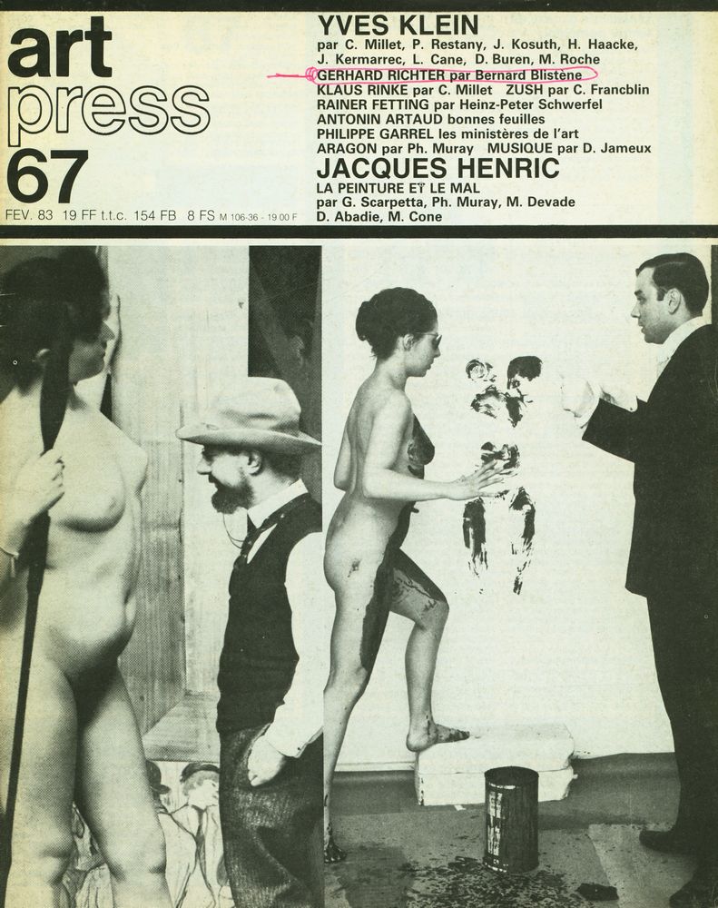 『art press』 No. 67 - FEV. 83 1