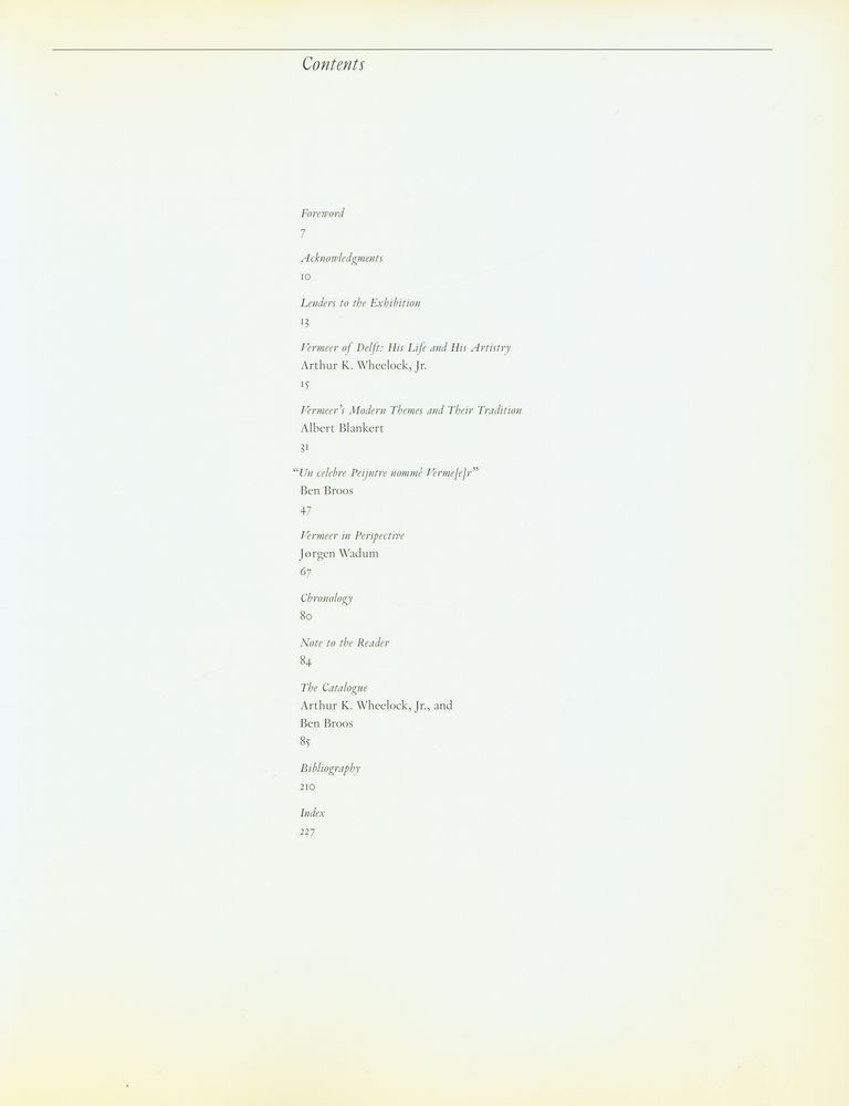 『Johannes Vermeer』 2