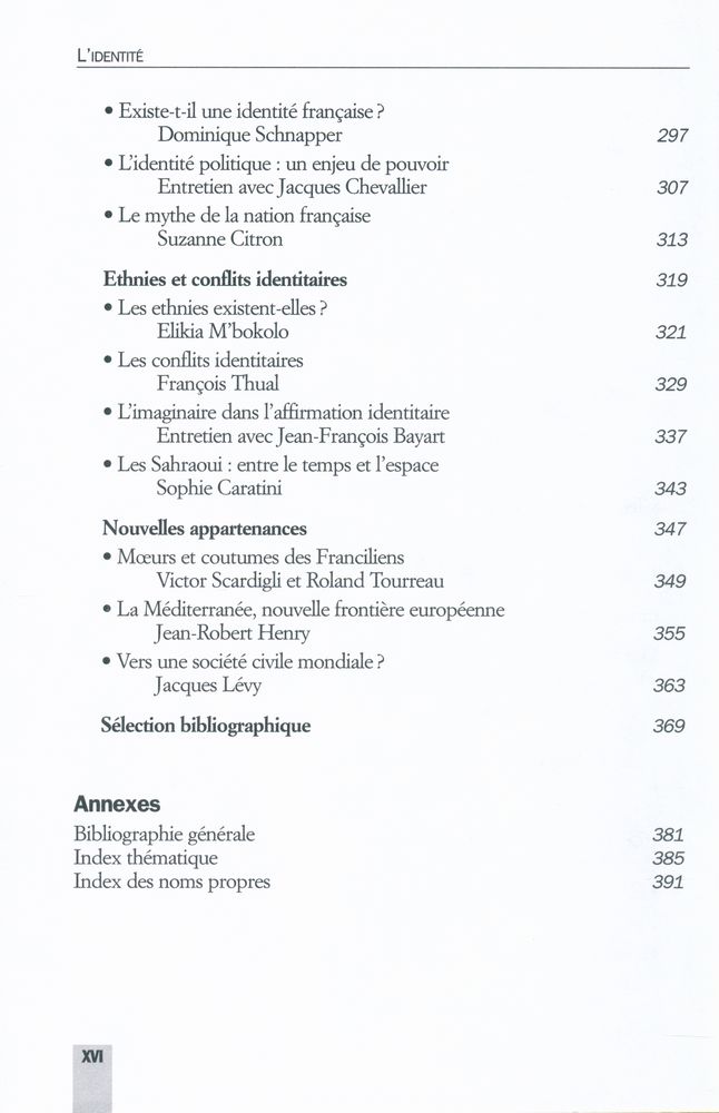 『L'identité : L'individu, Le groupe, La société』 5