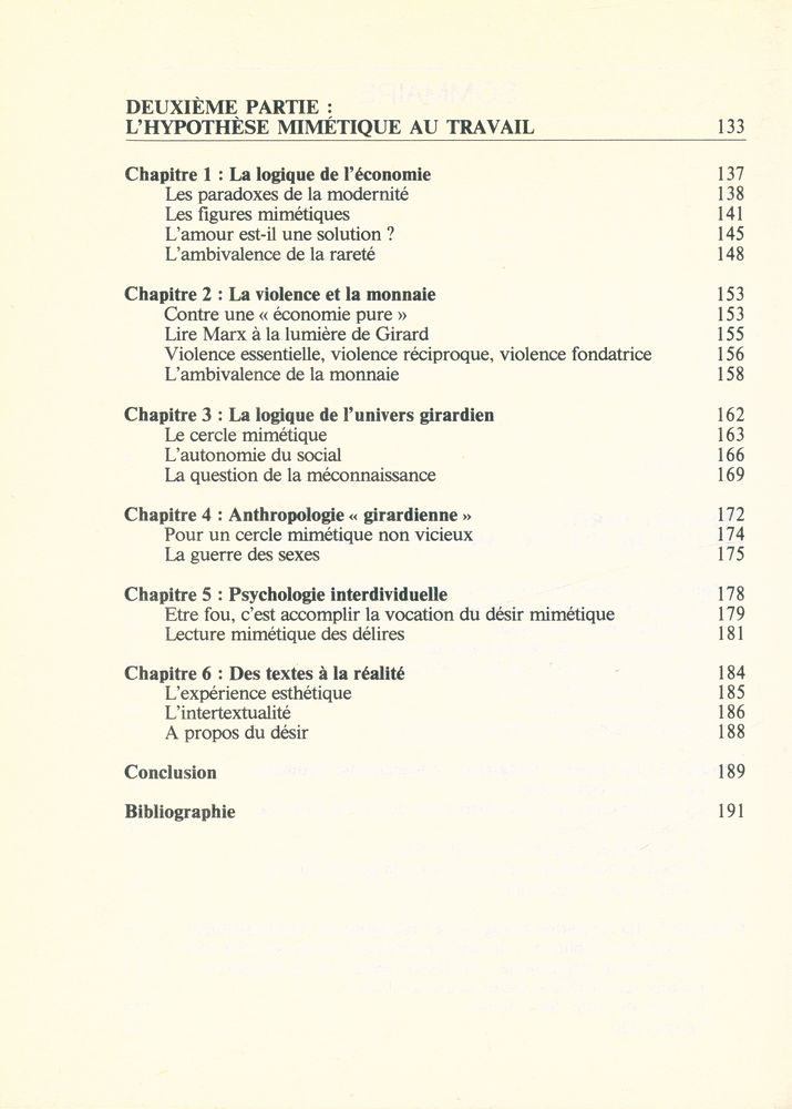 『LA PENSEE DE RENE GIRARD』 3
