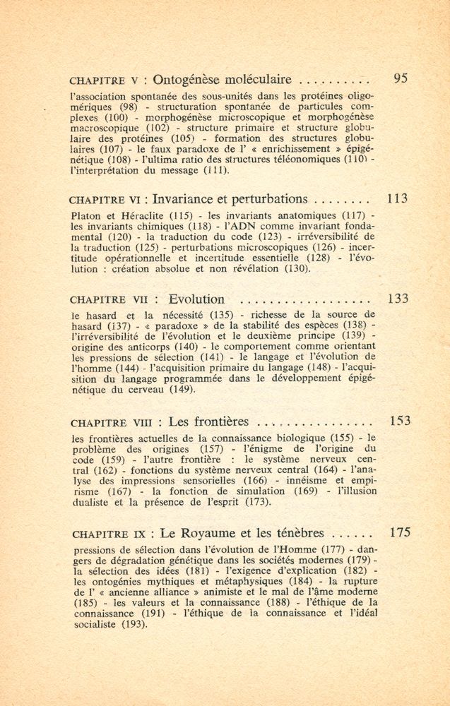 『Le hasard et la nécessité : essai sur la philosophie naturelle de la biologie moderne』 3