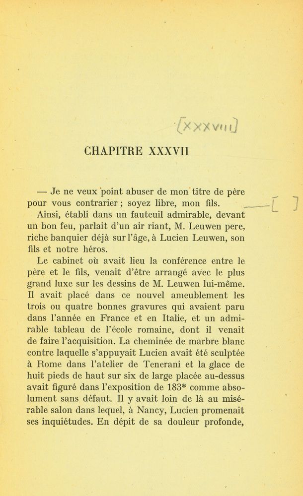 『LE ROUGE ET LE BLANC (LUCIEN LEUWEN) : ROMAN POSTHUME(1834 - 1836) Deuxième Volume』 2