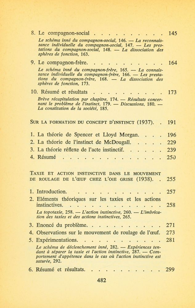 『ESSAIS SUR LE COMPORTEMENT ANIMAL ET HUMAIN』 3