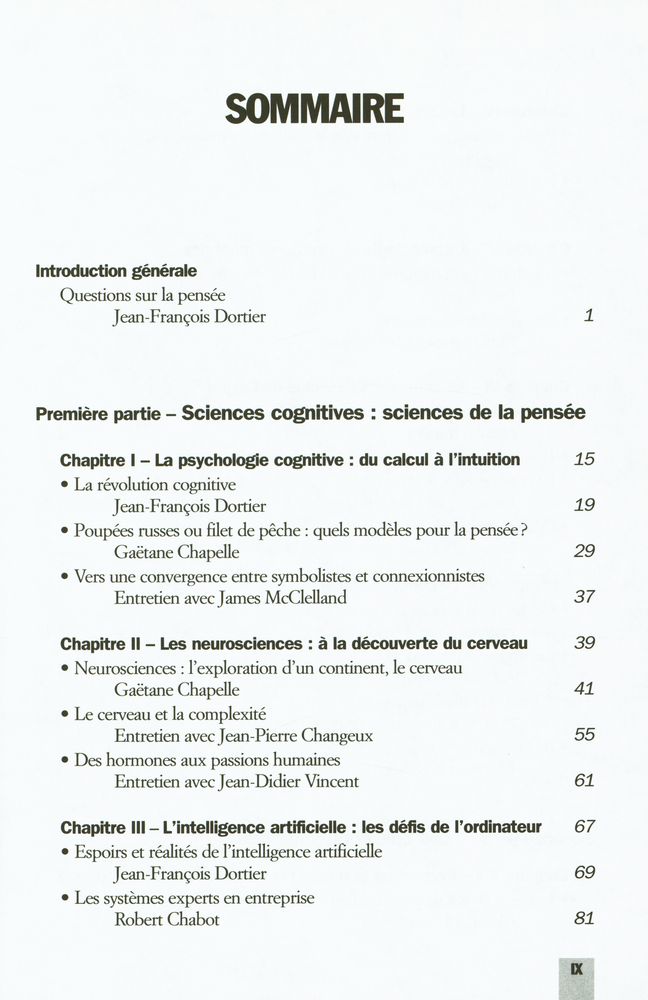 『Le cerveau et la pensée : La révolution des sciences cognitives』 2