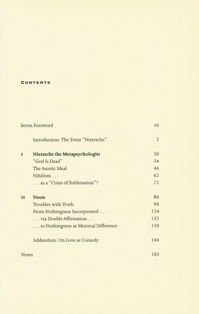 『THE SHORTEST SHADOW : NIETZSCHE'S PHILOSOPHY OF THE TWO』 2