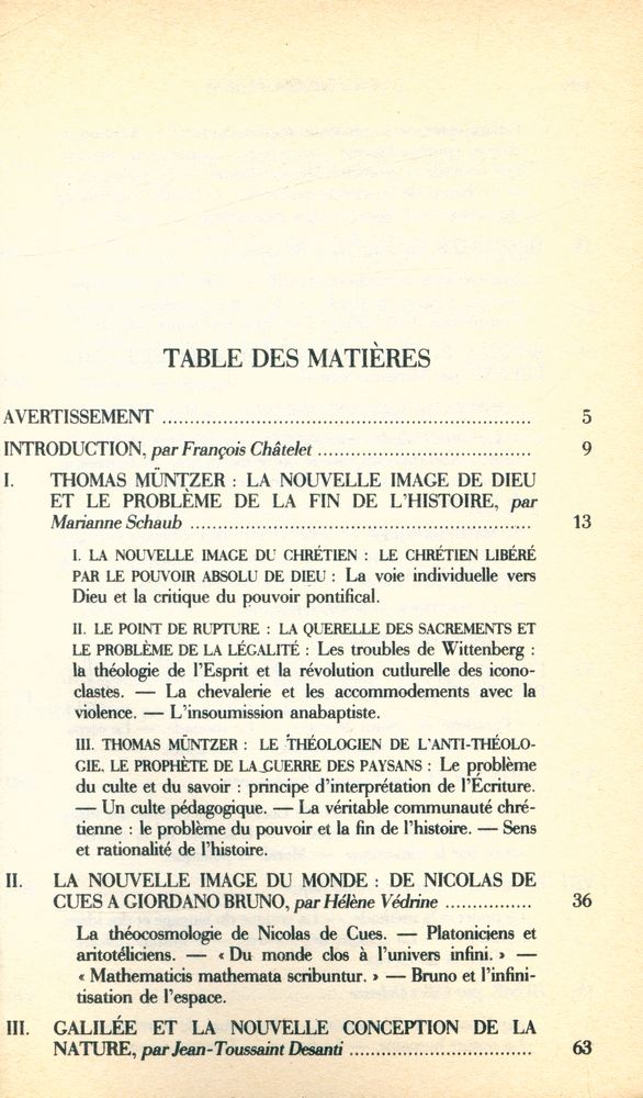 『La Philosophie 2 : de Galilée à J. - J. Rousseau』 2