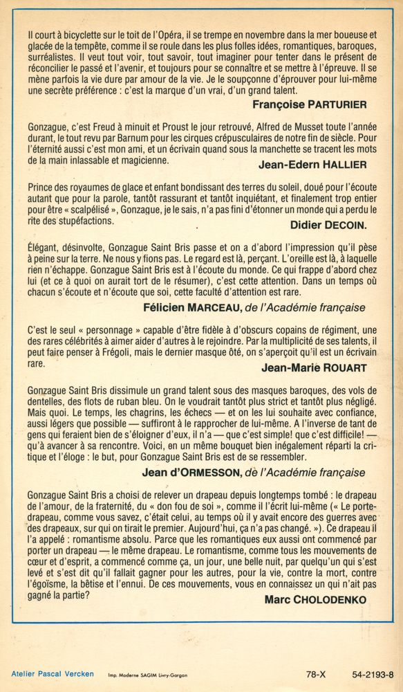 『Le romantisme absolu』 6