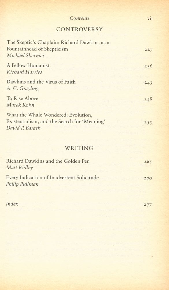 『RICHARD DAWKINS : HOW A SCIENTIST CHANGED THE WAY WE THINK : Reflections by scientists, writers, and philosophers』 4