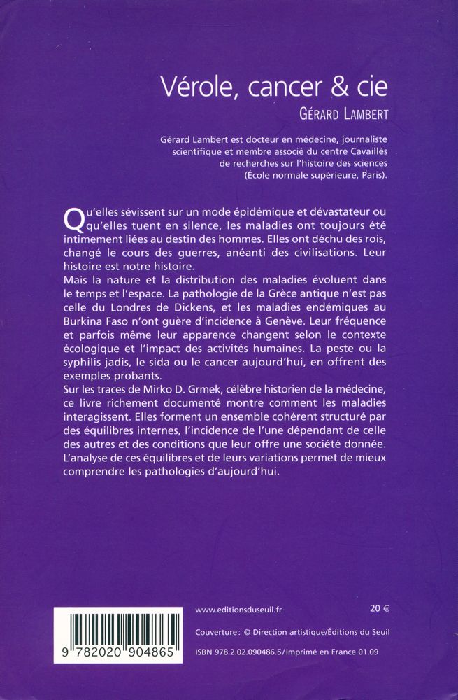 『Vérole, cancer & cie : La société des maladies』 4