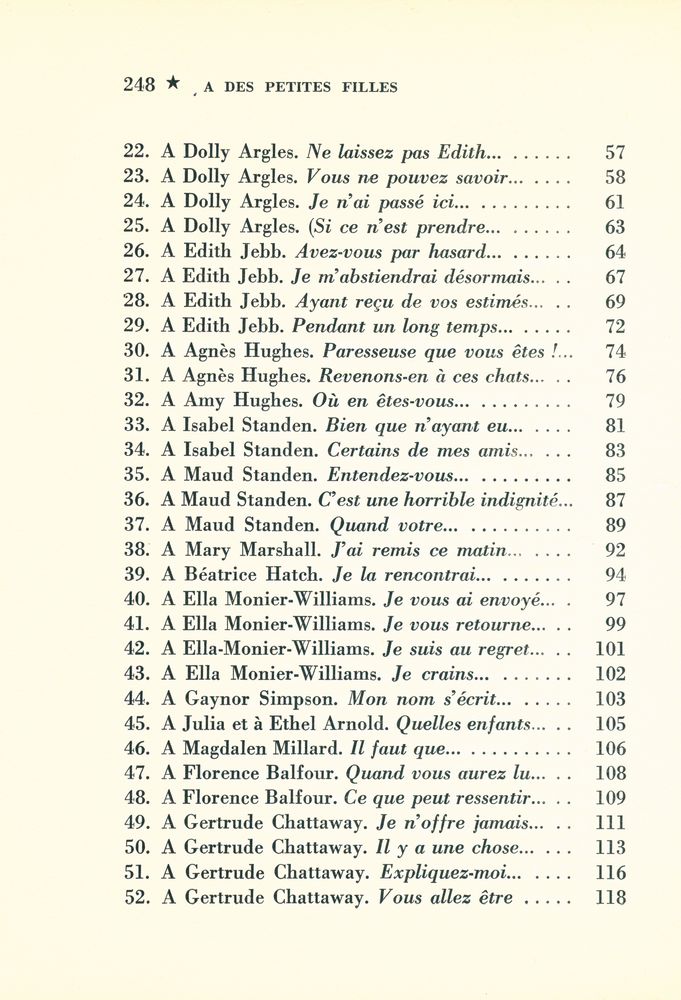 『LETTRES ADRESSÉES A DES PETITES FILLES』 3