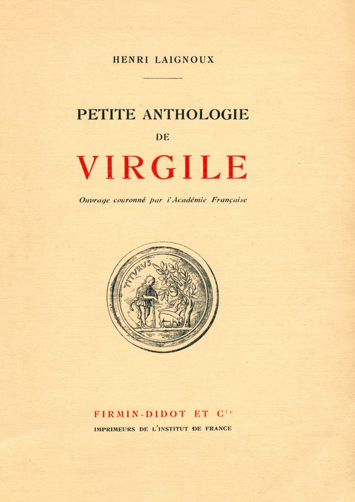 『PETITE ANTHOLOGIE DE VIRGILE』 1