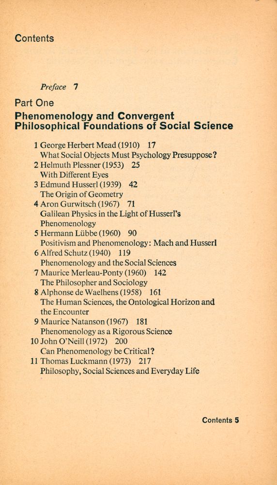 『PHENOMENOLOGY AND SOCIOLOGY』 2