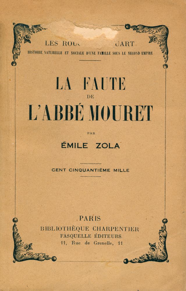 『LA FAUTE DE L'ABBÉ MOURET』 1