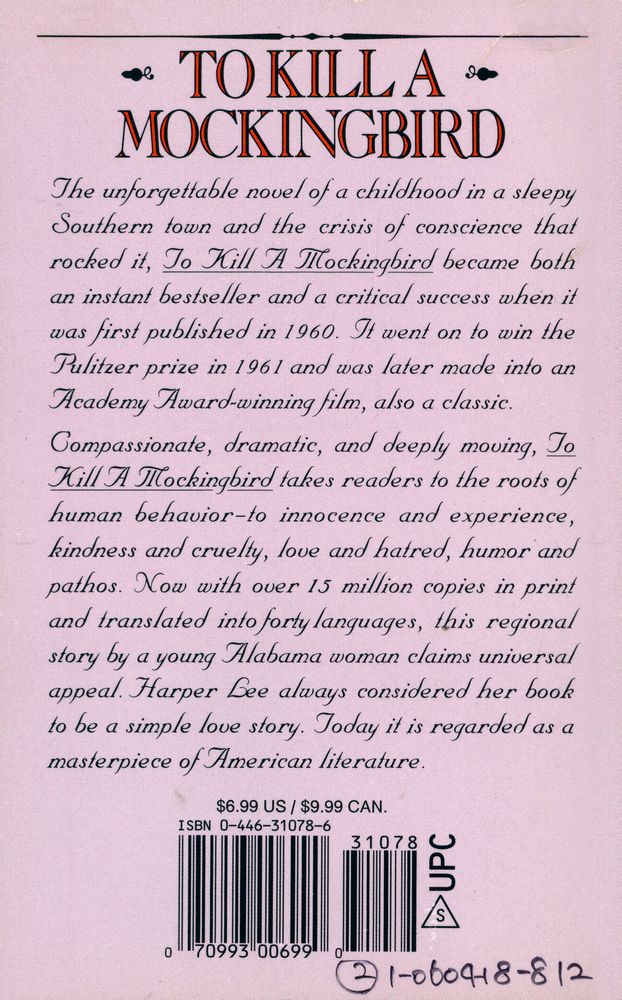 『TO KILL A MOCKINGBIRD』 3