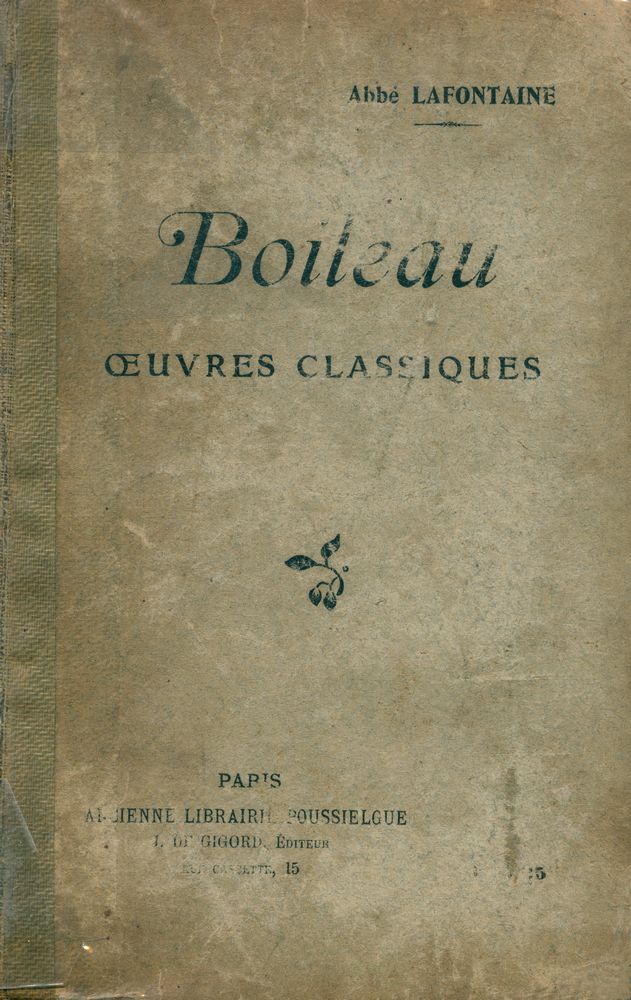 『ŒUVRES CLASSIQUES』 1