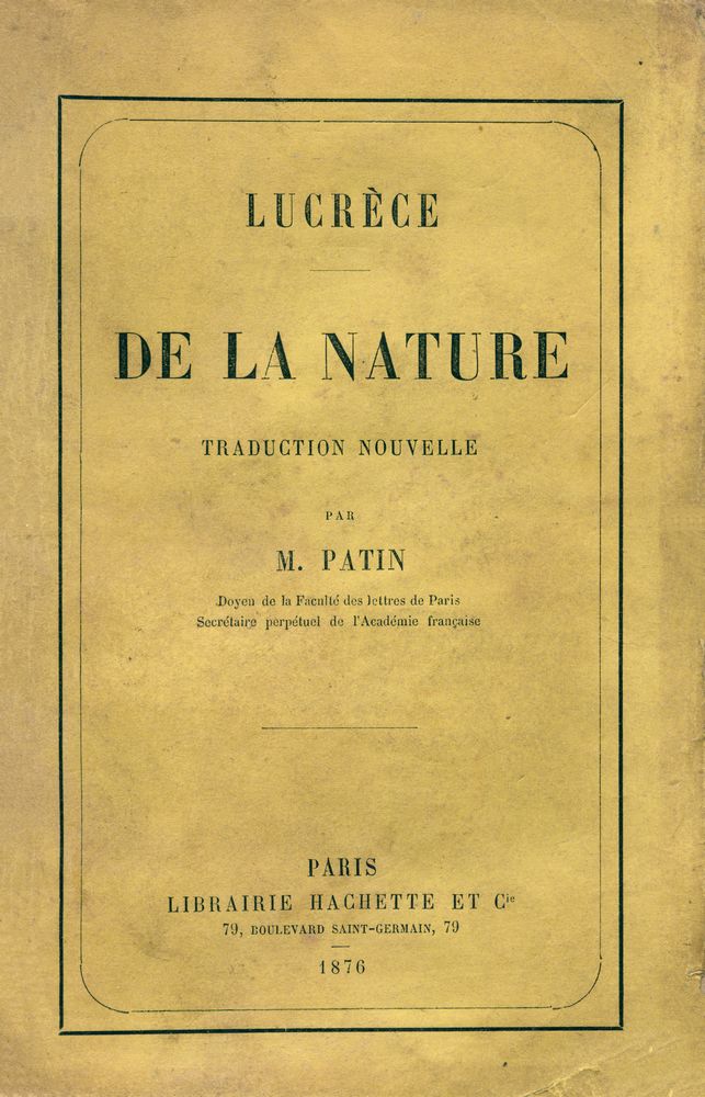 『DE LA NATURE』 1