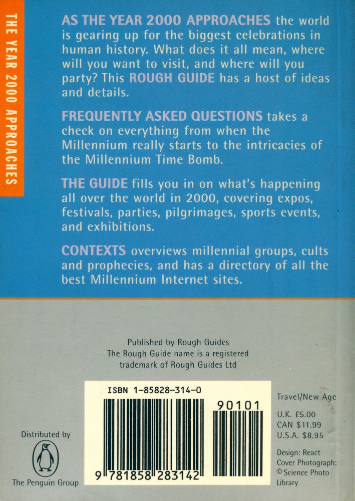 『The Millennium : A ROUGH GUIDE TO THE YEAR 2000, THE ESSENTIAL TRAVEL GUIDE TO 2000'S FESTIVALS, PROJECTS AND MEGA - EVENTS』 4