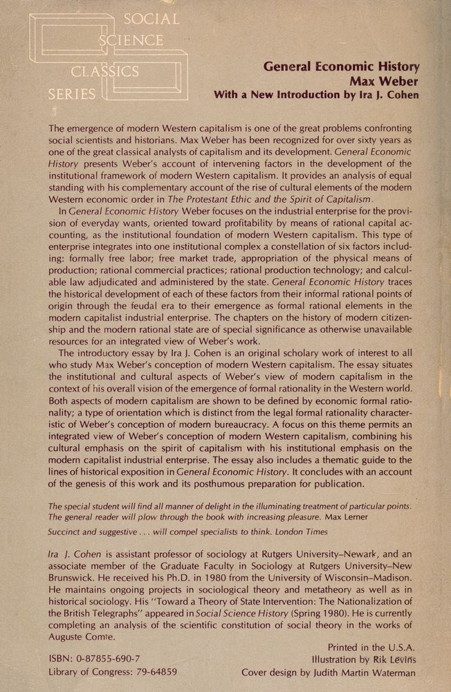 『General economic history』
