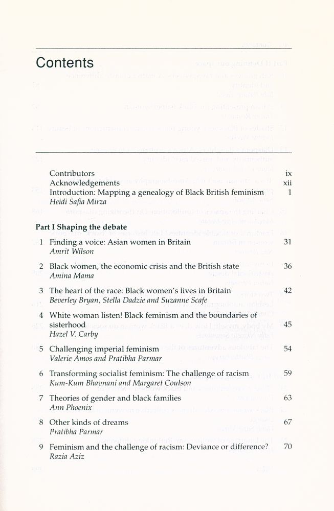 『BLACK BRITISH FEMINISM : A READER』 2