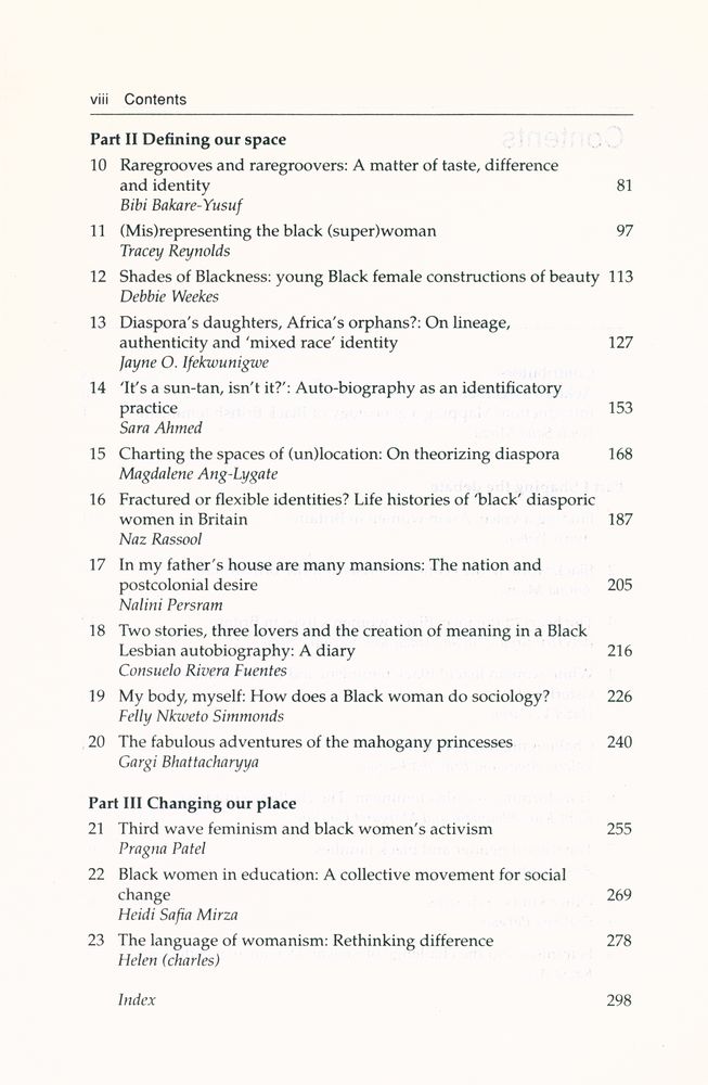 『BLACK BRITISH FEMINISM : A READER』 3
