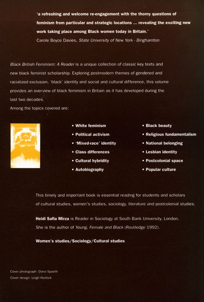 『BLACK BRITISH FEMINISM : A READER』 4