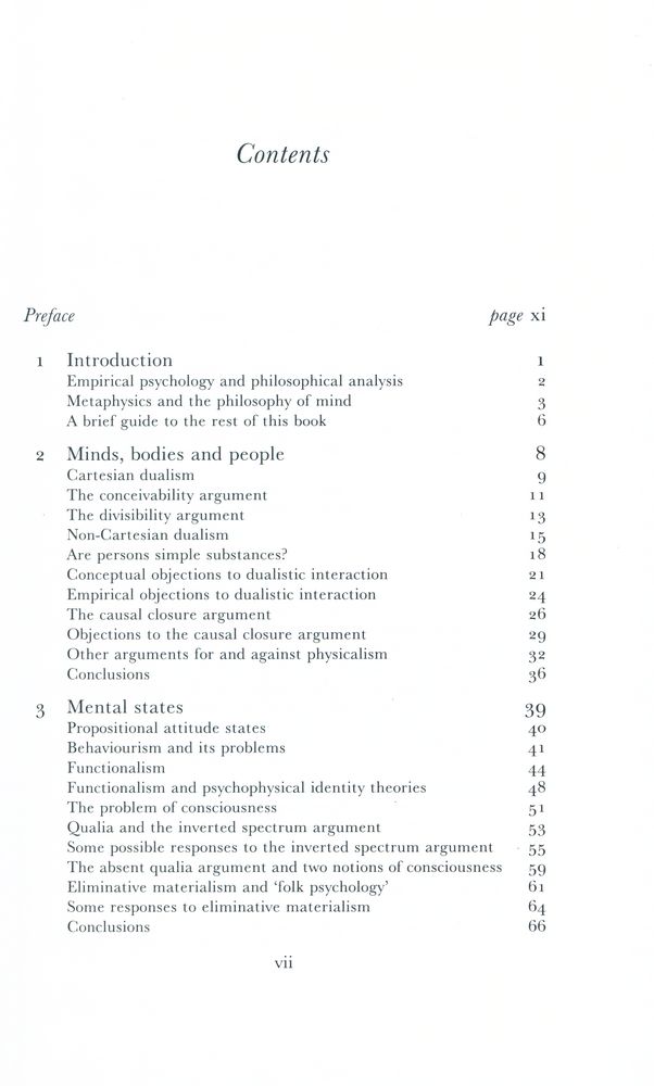『An Introduction to the Philosophy of Mind』 2
