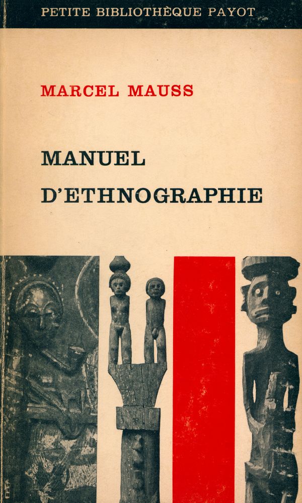『MANUEL D'ETHNOGRAPHIE』 1