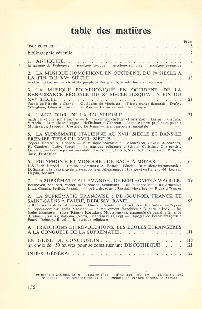 『petite histoire de la musique』 2