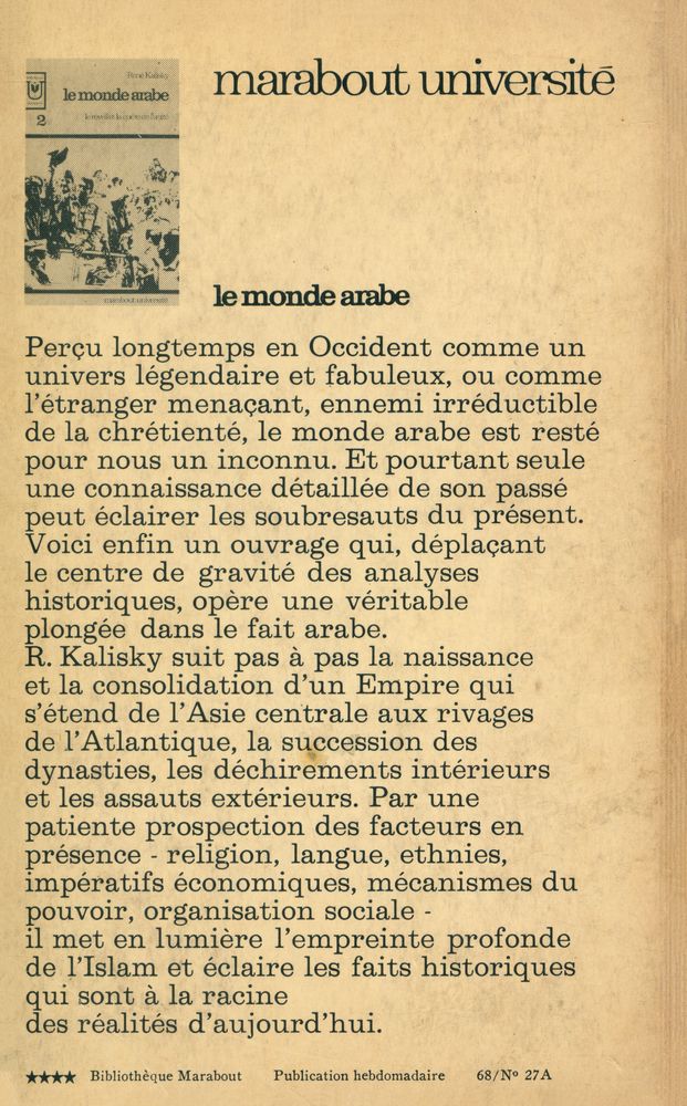 『le monde arabe 1 : l'essor et le déclin d'un empire』 4