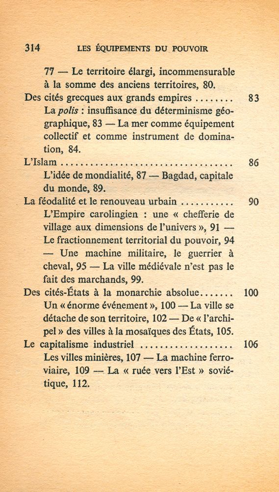 『LES ÉQUIPEMENTS DU POUVOIR : VILLES, TERRITOIRES ET ÉQUIPEMENTS COLLECTIFS』 5