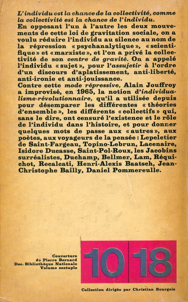 『DE L'INDIVIDUALISME RÉVOLUTIONNAIRE』 5