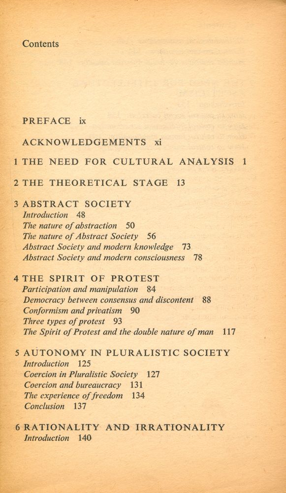 『The Abstract Society : A Cultural Analysis of Our Time』 2