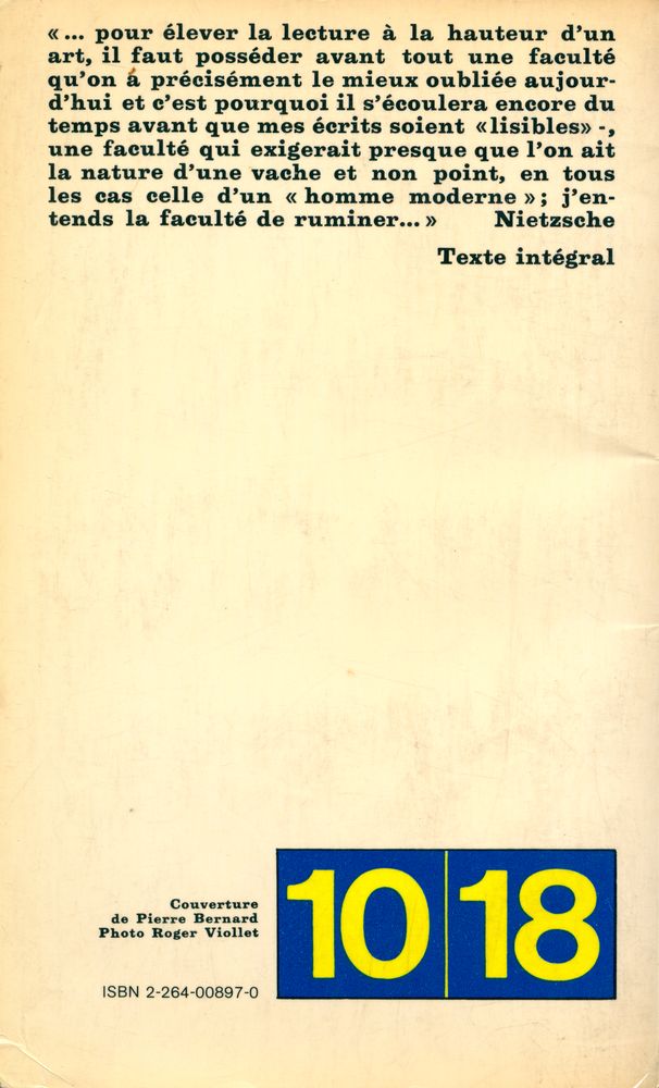 『PAR - DELA LE BIEN ET LE MAL』 3