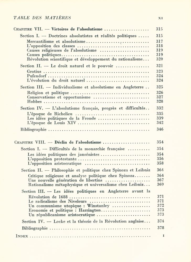 『Histoire des idées politiques 1 - Des origines au XVIIIe siècle』 6