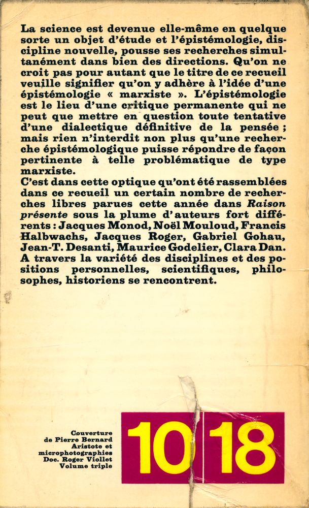 『ÉPISTÉMOLOGIE ET MARXISME』 3