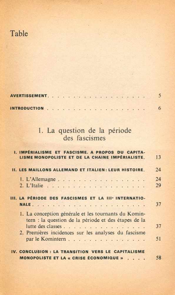 『Fascisme et dictature』 2