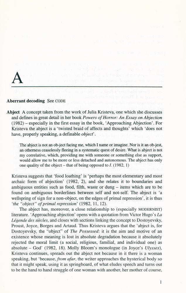 『A Glossary of Contemporary Literary Theory』 2