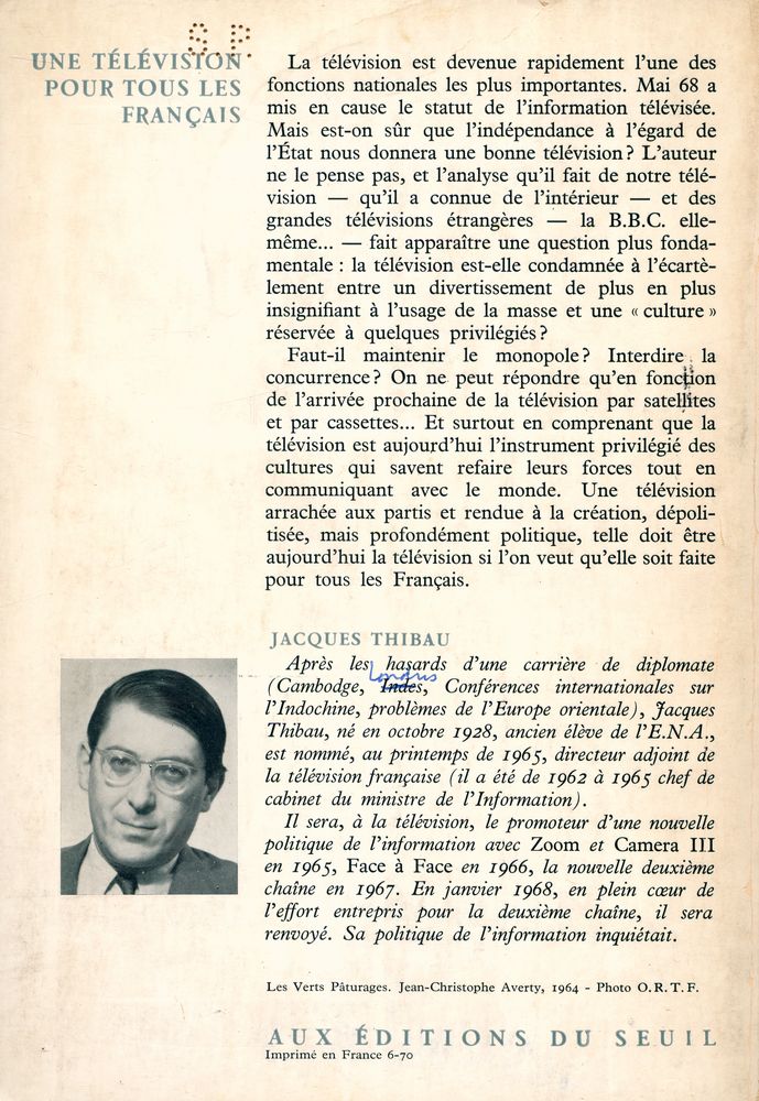 『UNE TÉLÉVISION POUR TOUS LES FRANÇAIS』 6