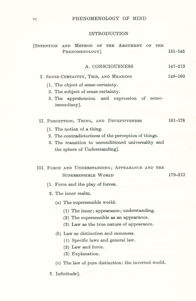 『THE PHENOMENOLOGY OF MIND』 3