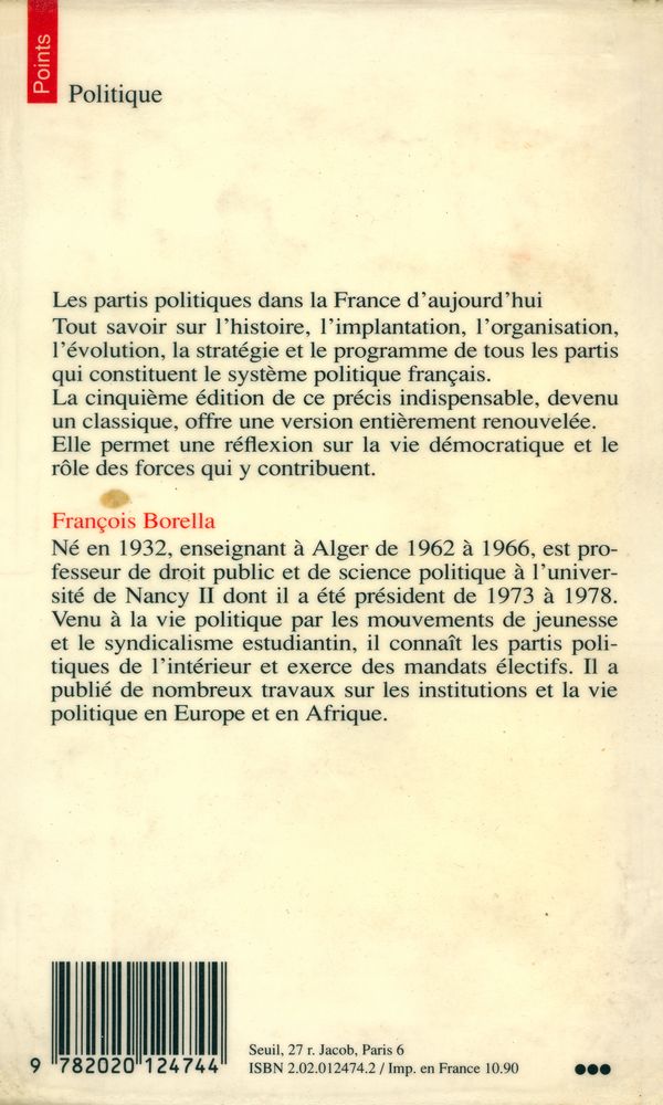 『Les partis politiques dans la France d'aujourd'hui』 5