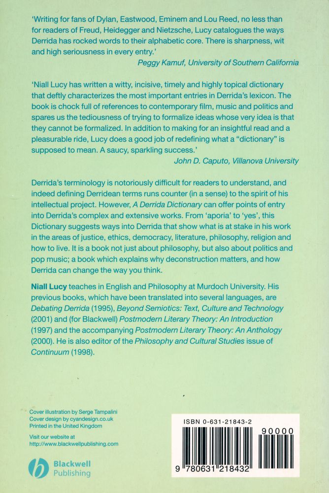 『A Derrida dictionary』 3