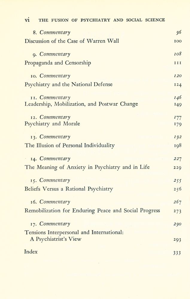 『The Fusion of Psychiatry and Social Science』 3